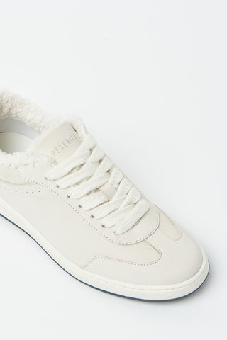 Nubuck leather sneakers