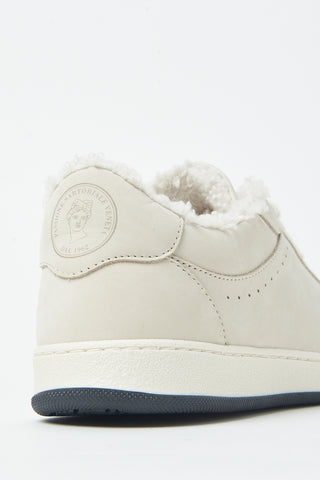 Nubuck leather sneakers