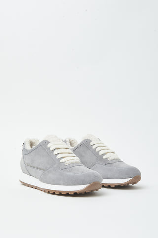 Suede sneakers
