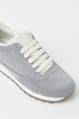Suede sneakers