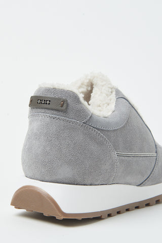 Suede sneakers
