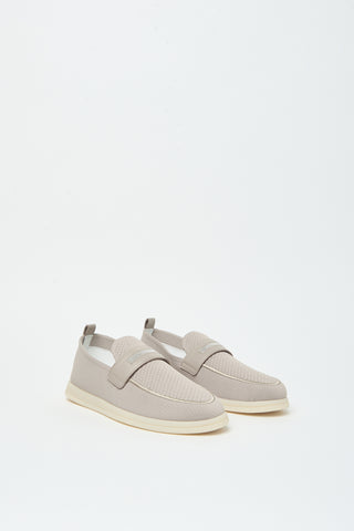 Technical knit loafers