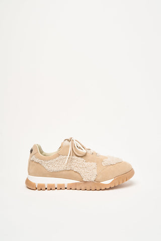 Sneakers in pelle scamosciata