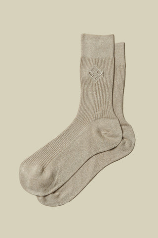 Cotton and Lurex socks