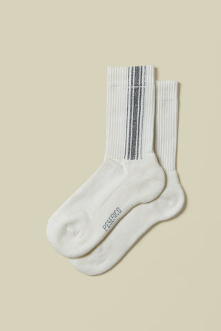 Cotton and Lurex sports socks