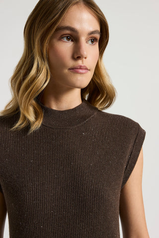 Abito in twill misto viscosa tricot