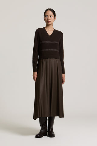 Abito in lana, seta e cashmere 1 / 3
