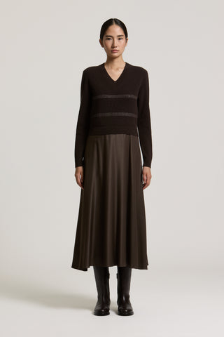 Abito in lana, seta e cashmere 2 / 3