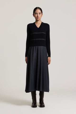 Abito in lana, seta e cashmere 2 / 3
