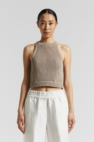 Soft cotton tricot top