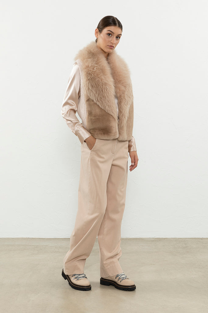 Silk satin shirt  
