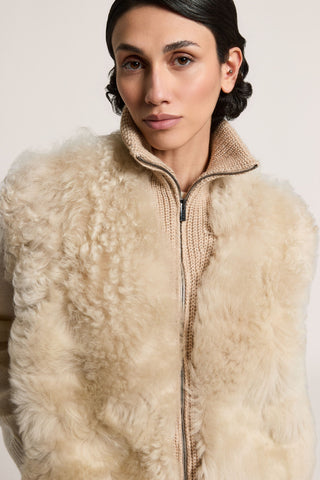 Gilet tricot in montone toscano