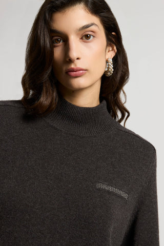 Cashmere, silk and wool yarn dress
