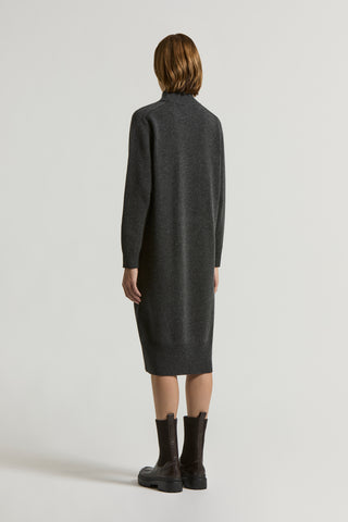 Cashmere, silk and wool yarn dress