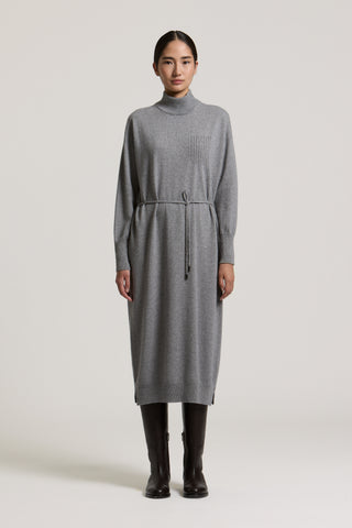 Abito lungo in lana, seta e cashmere 2 / 3
