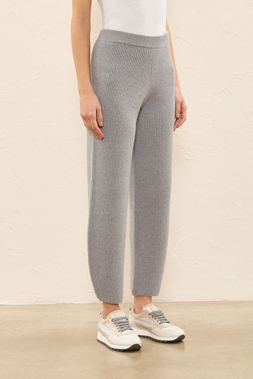 Balloon trousers in wook, silk, cashmere and lurex  