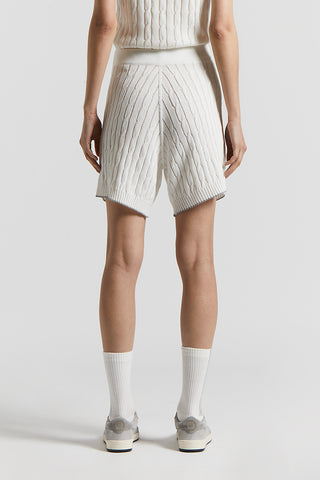 Shorts in fresh cotton crepe yarn