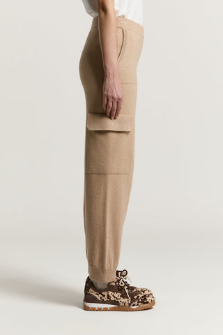 Pantalone in lana, seta e cashmere