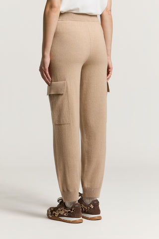 Pantalone in lana, seta e cashmere