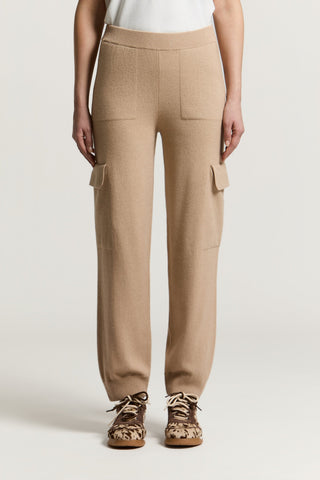 Pantalone in lana, seta e cashmere