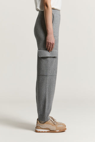 Pantalone in lana, seta e cashmere