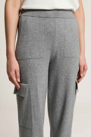 Pantalone in lana, seta e cashmere