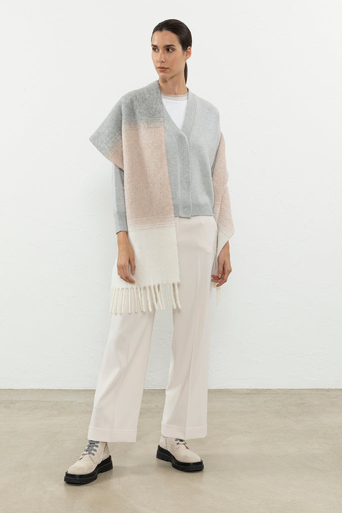 Crepe cady palazzo trousers  