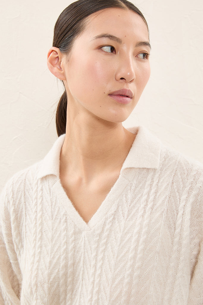 Suri alpaca wool sweater  