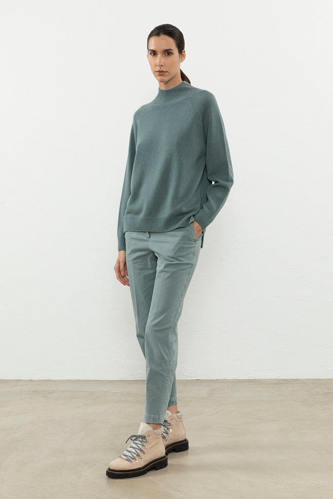 Wool, silk and cashmere sweater  