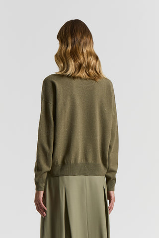 Maglia in lana, seta, cashmere e viscosa