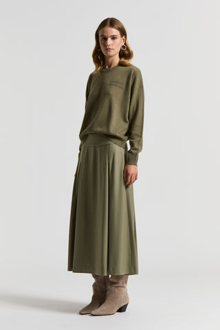 Maglia in lana, seta, cashmere e viscosa