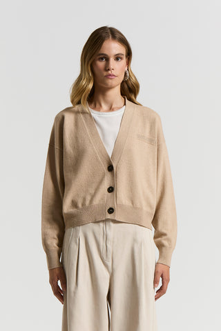 Maglia in filato di lana seta cashmere