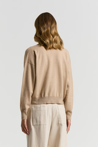 Maglia in filato di lana seta cashmere