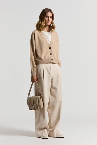 Maglia in filato di lana seta cashmere