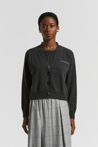 Maglia in filato di lana seta cashmere