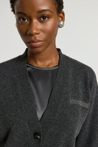 Maglia in filato di lana seta cashmere
