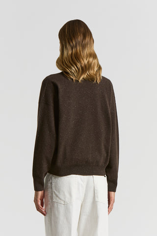 Maglia in lana, seta, cashmere e viscosa
