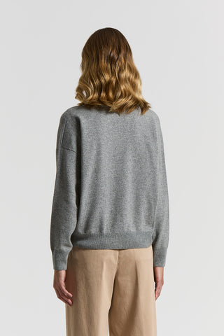 Maglia in lana, seta, cashmere e viscosa