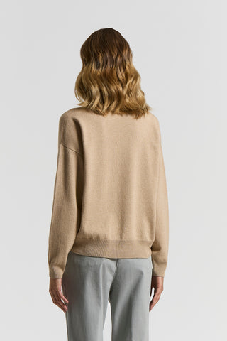 Maglia in lana, seta, cashmere e viscosa