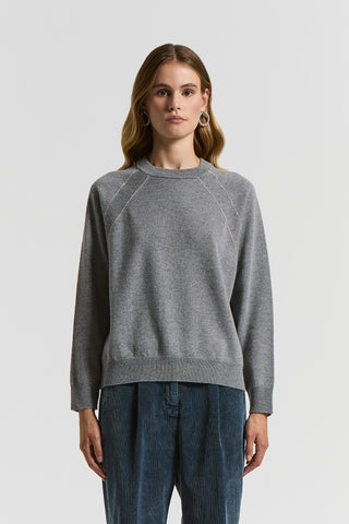 Maglia in lana seta cashmere