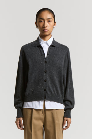 Cashmere, silk and wool cardigan with buttons