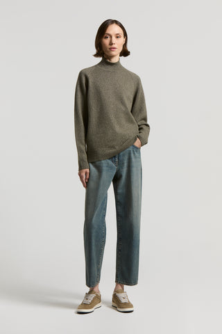 Lurex, cashmere and wool jumper