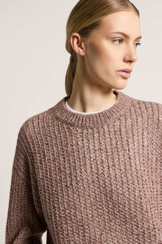 Maglia in alpaca, lana e cotone