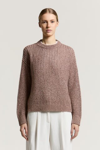 Maglia in alpaca, lana e cotone