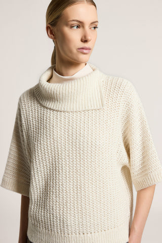 Maglia in mista lana, alpaca e cotone