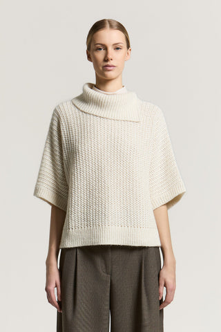 Wool, alpaca and cotton-blend sweater