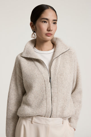 Cardigan in misto alpaca, lana e seta 4 / 5