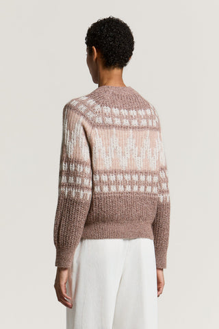 Maglia in lana, alpaca e cotone
