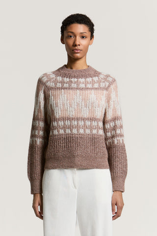 Wool, alpaca and cotton sweater