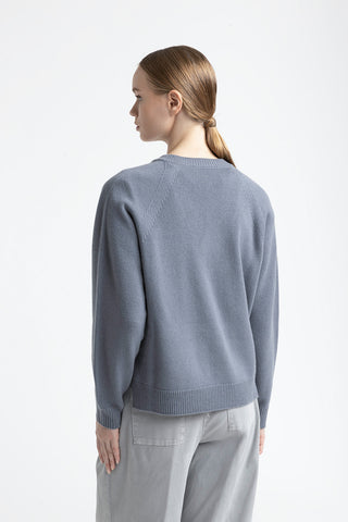 Wool, silk and cashmere sweater  